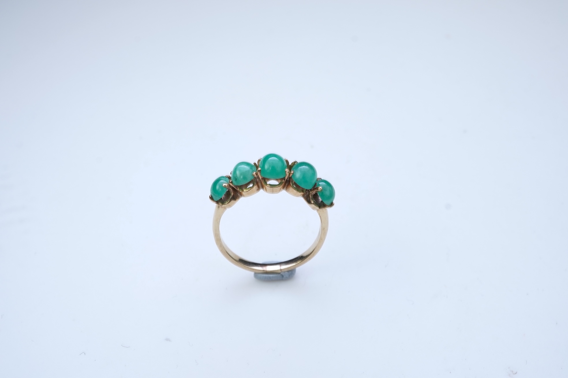 An emerald ring